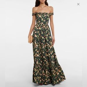 AGUA BY AGUA BENDITA
Achiote floral cotton maxi dress